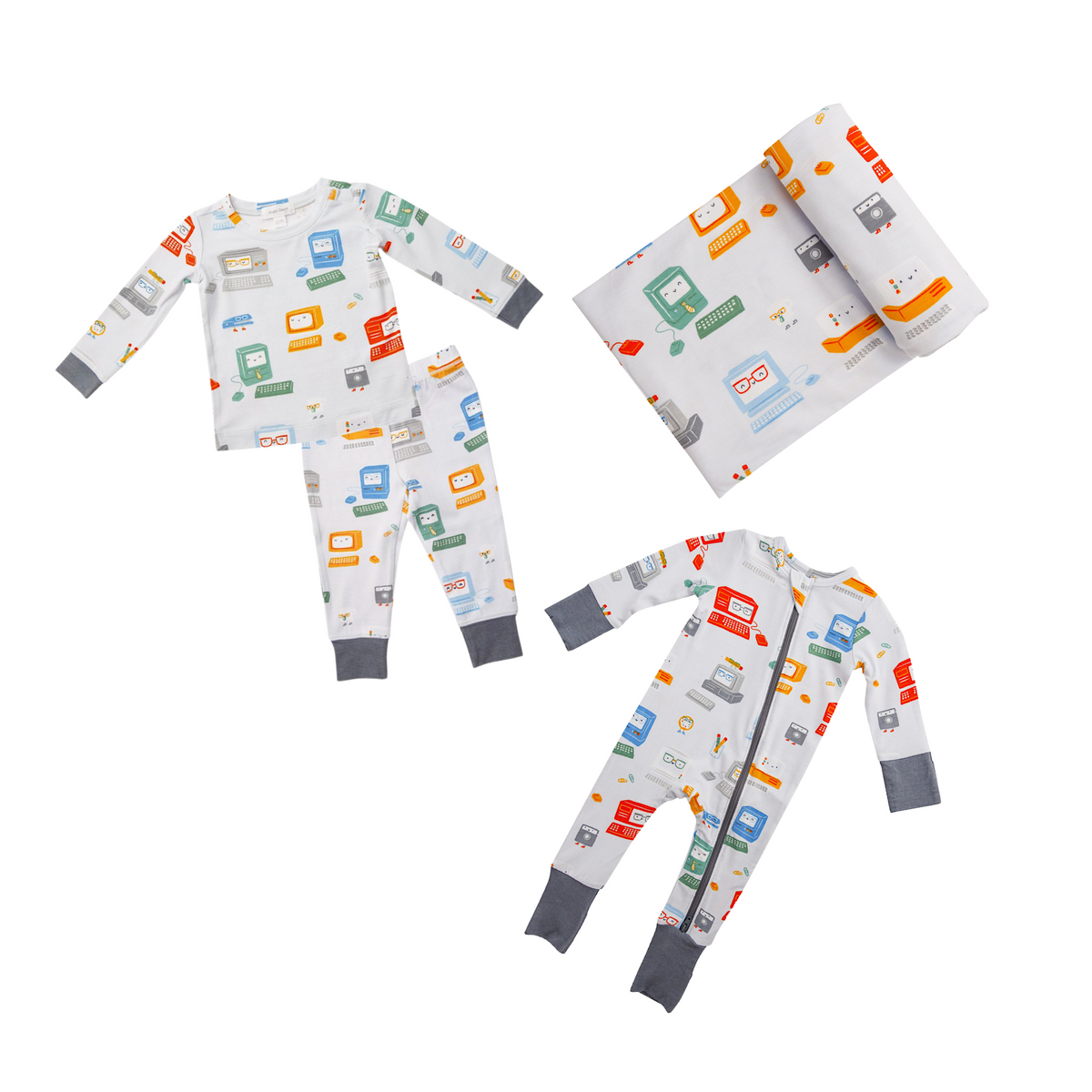 Baby Computer Zipper Romper