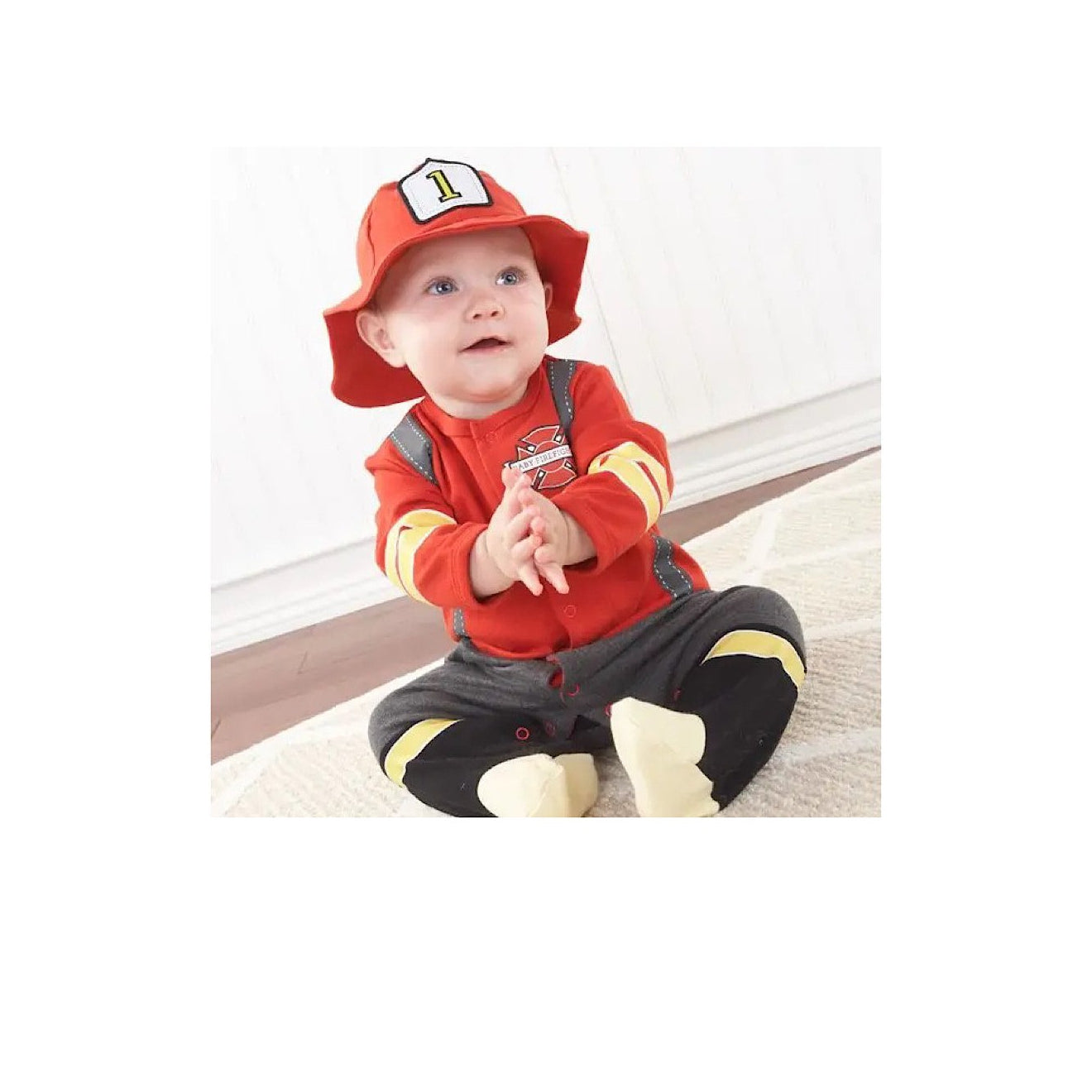 Baby Firefighter Layette Set