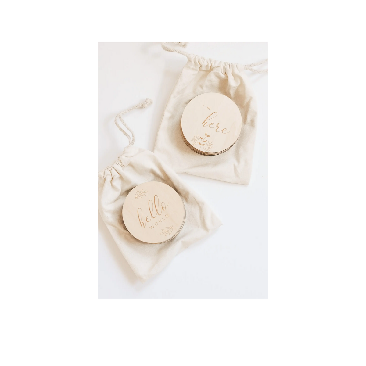 Baby Wooden Monthly Milestone Cards