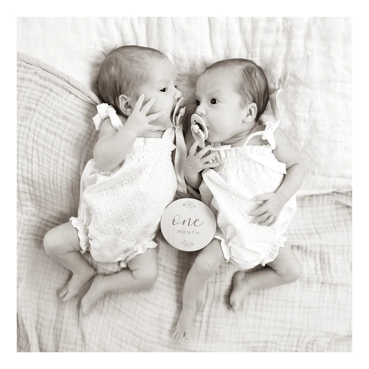 Baby Wooden Monthly Milestone Cards