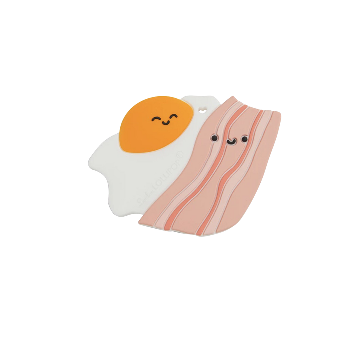 Bacon + Egg Silicone Teether
