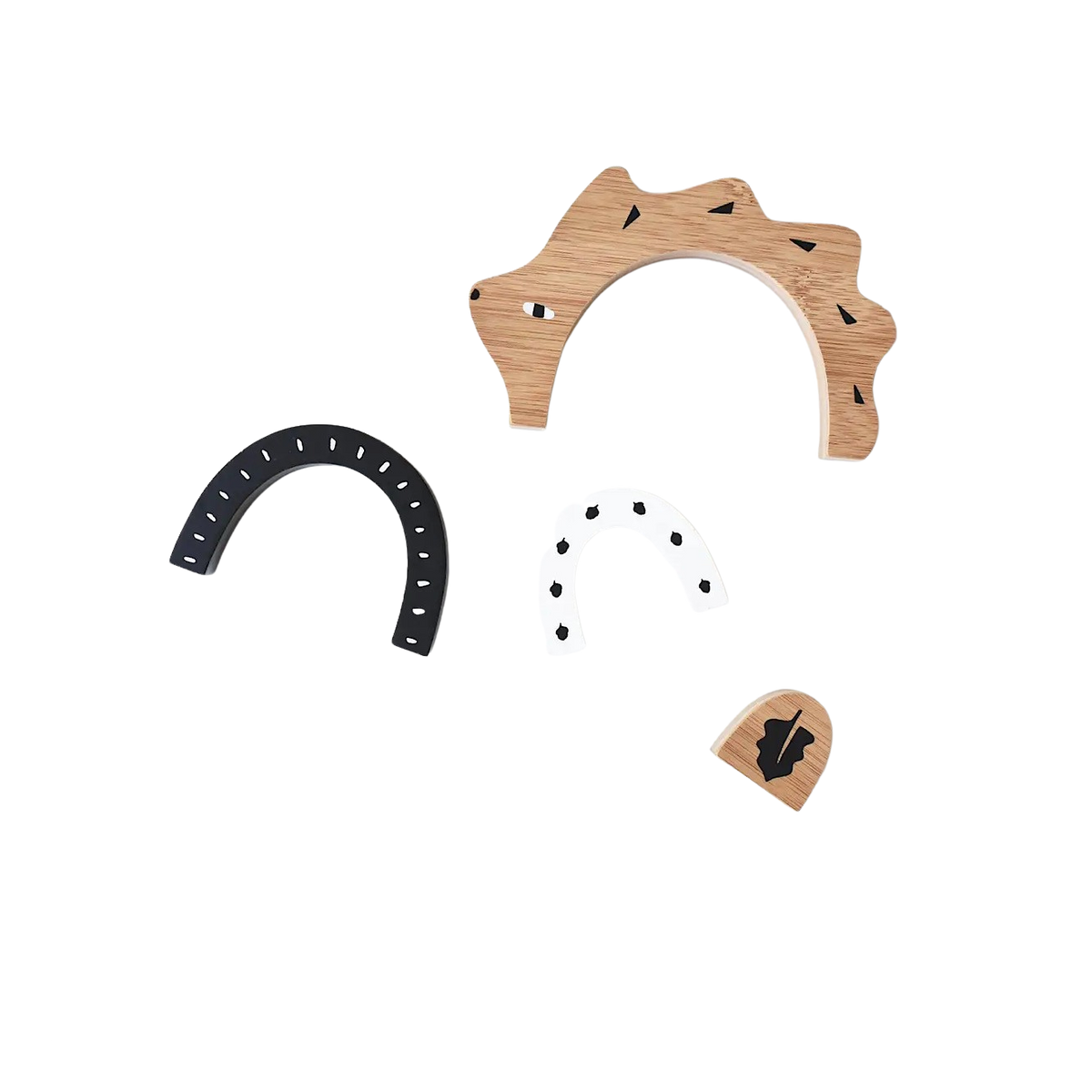 Bamboo Nesting Hedgehog Puzzle