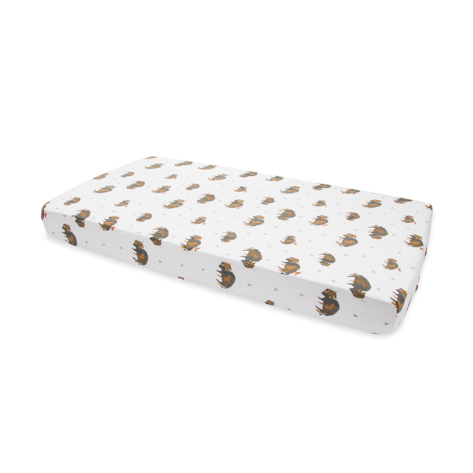 Bison Cotton Muslin Crib Sheet