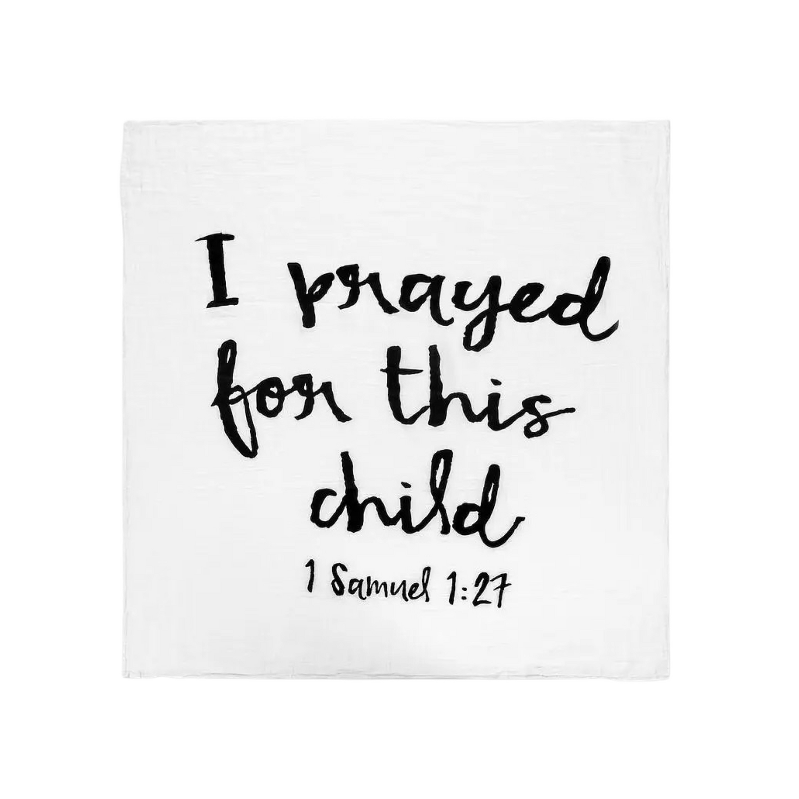 Black + White Organic Cotton Muslin Swaddles