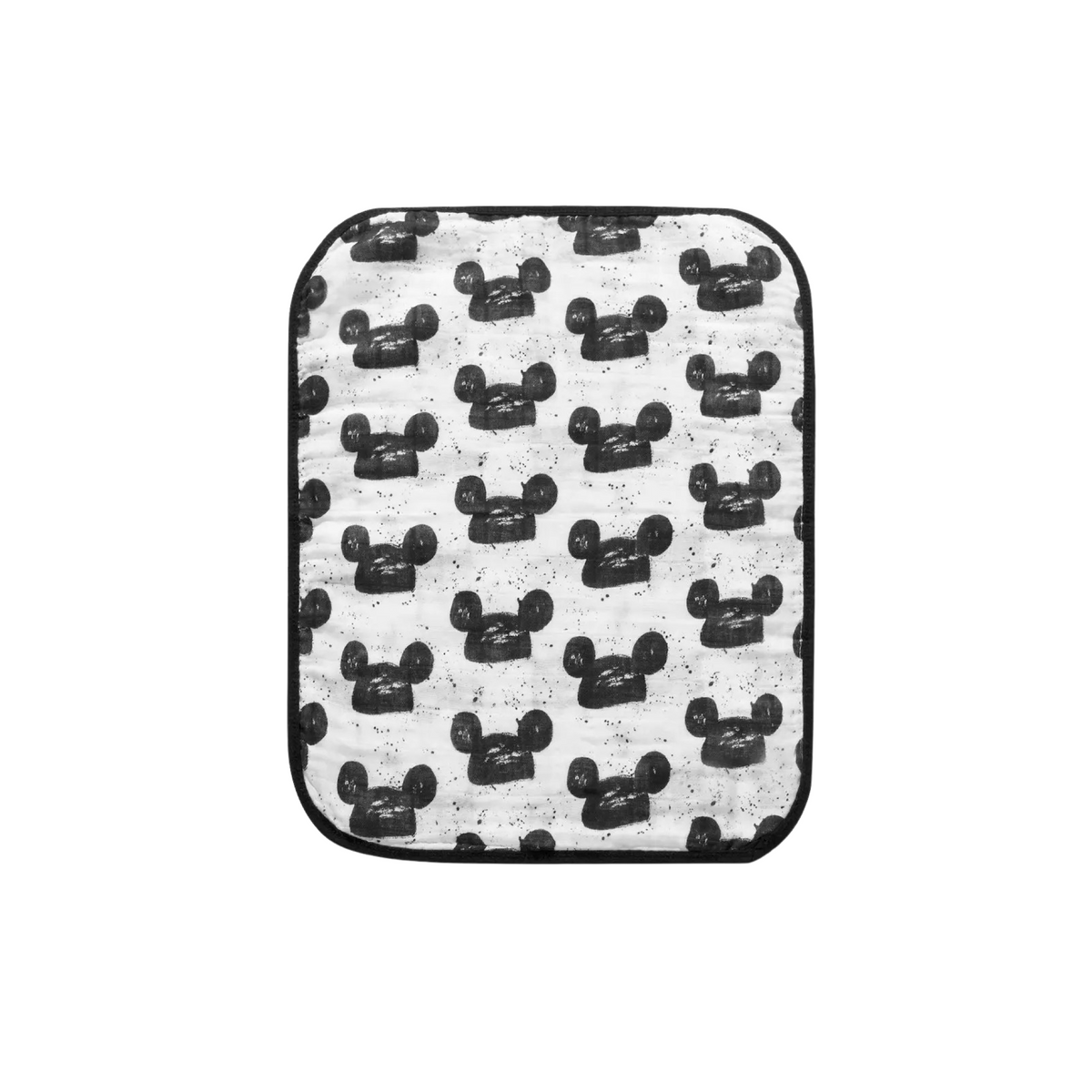 Black & White Reversible Organic Burp Cloths