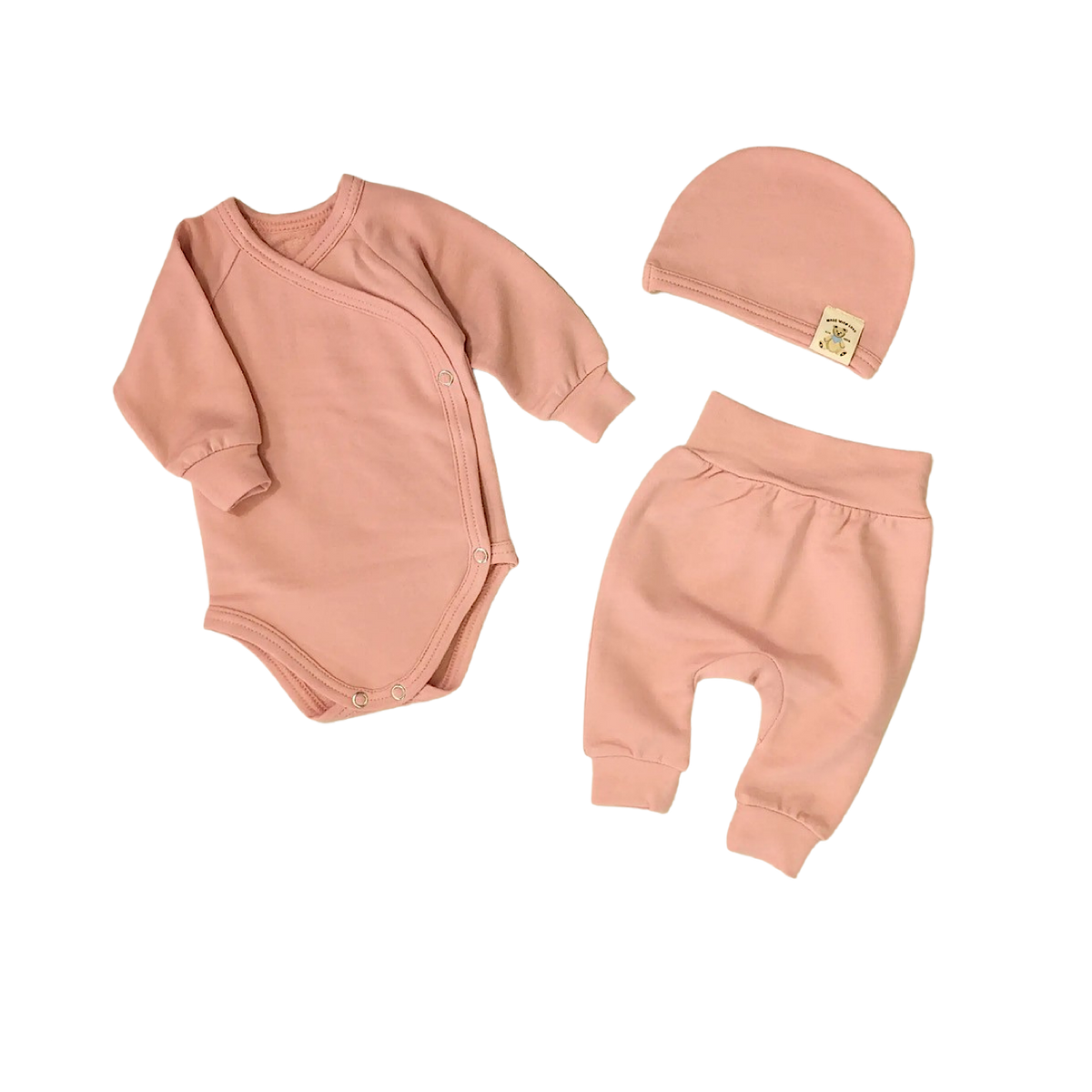 Blush Bamboo Preemie Layette Set