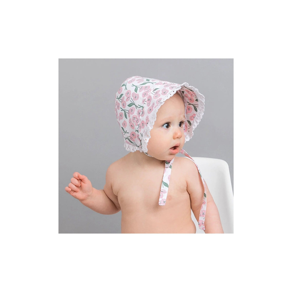 Blush Poppy Pink Bonnet