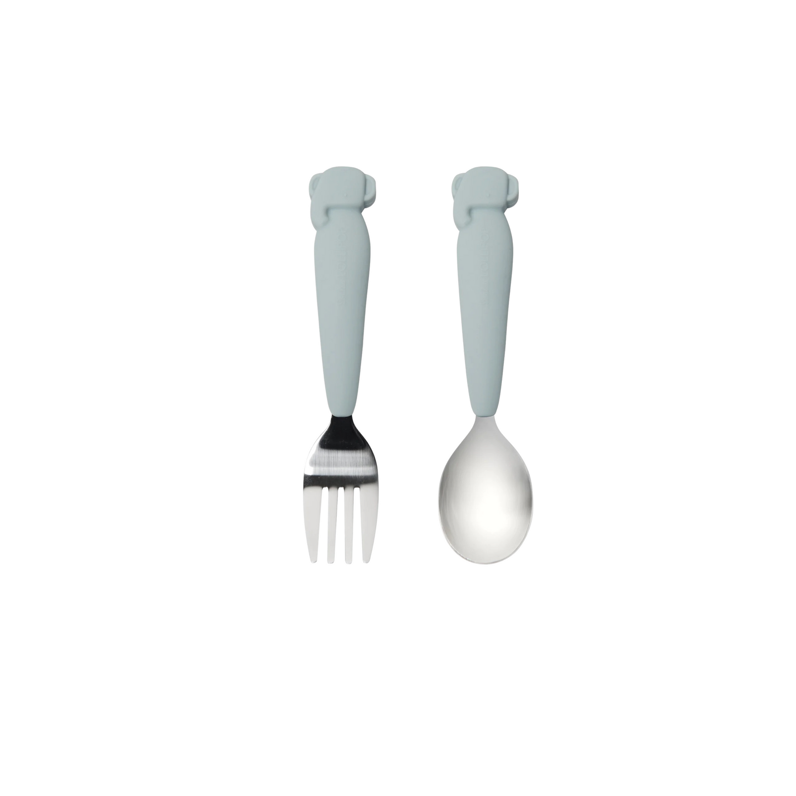 Born To Be Wild Silicone Kids Spoon + Fork Sets