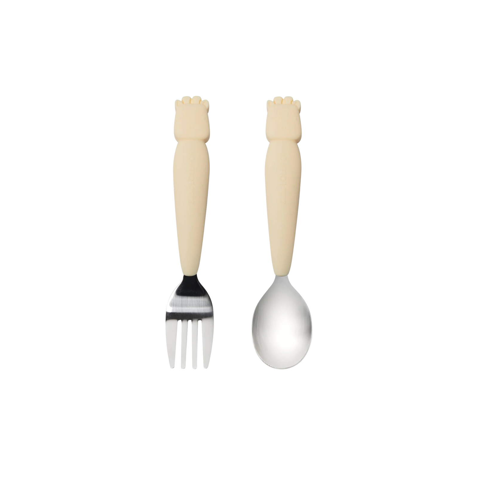 Born To Be Wild Silicone Kids Spoon + Fork Sets