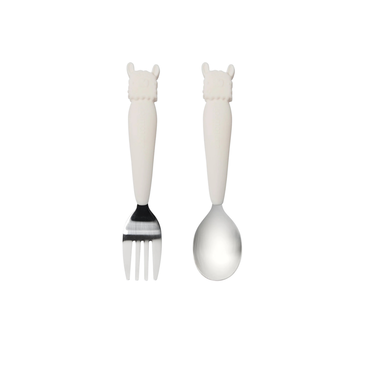 Born To Be Wild Silicone Kids Spoon + Fork Sets