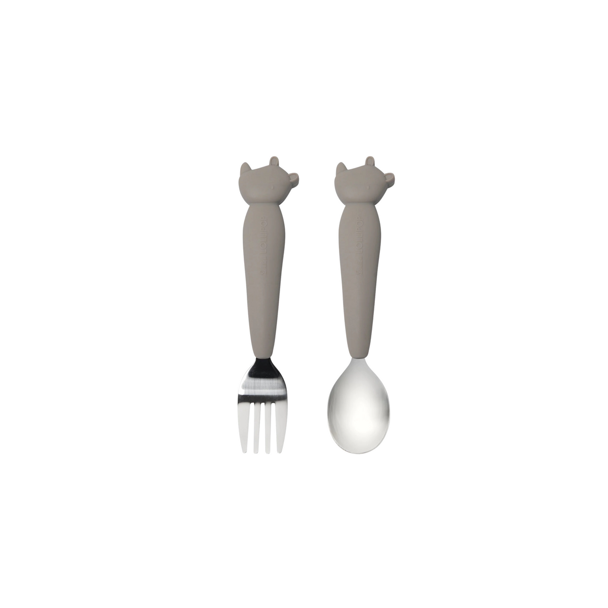 Born To Be Wild Silicone Kids Spoon + Fork Sets