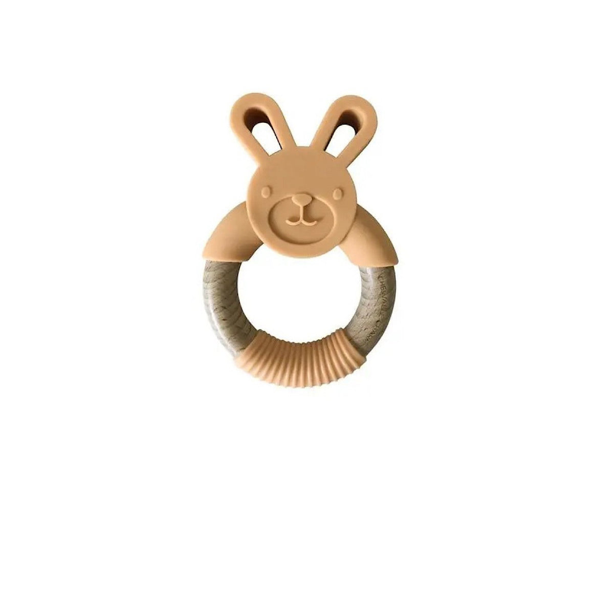 Bunny Silicone + Wood Teethers