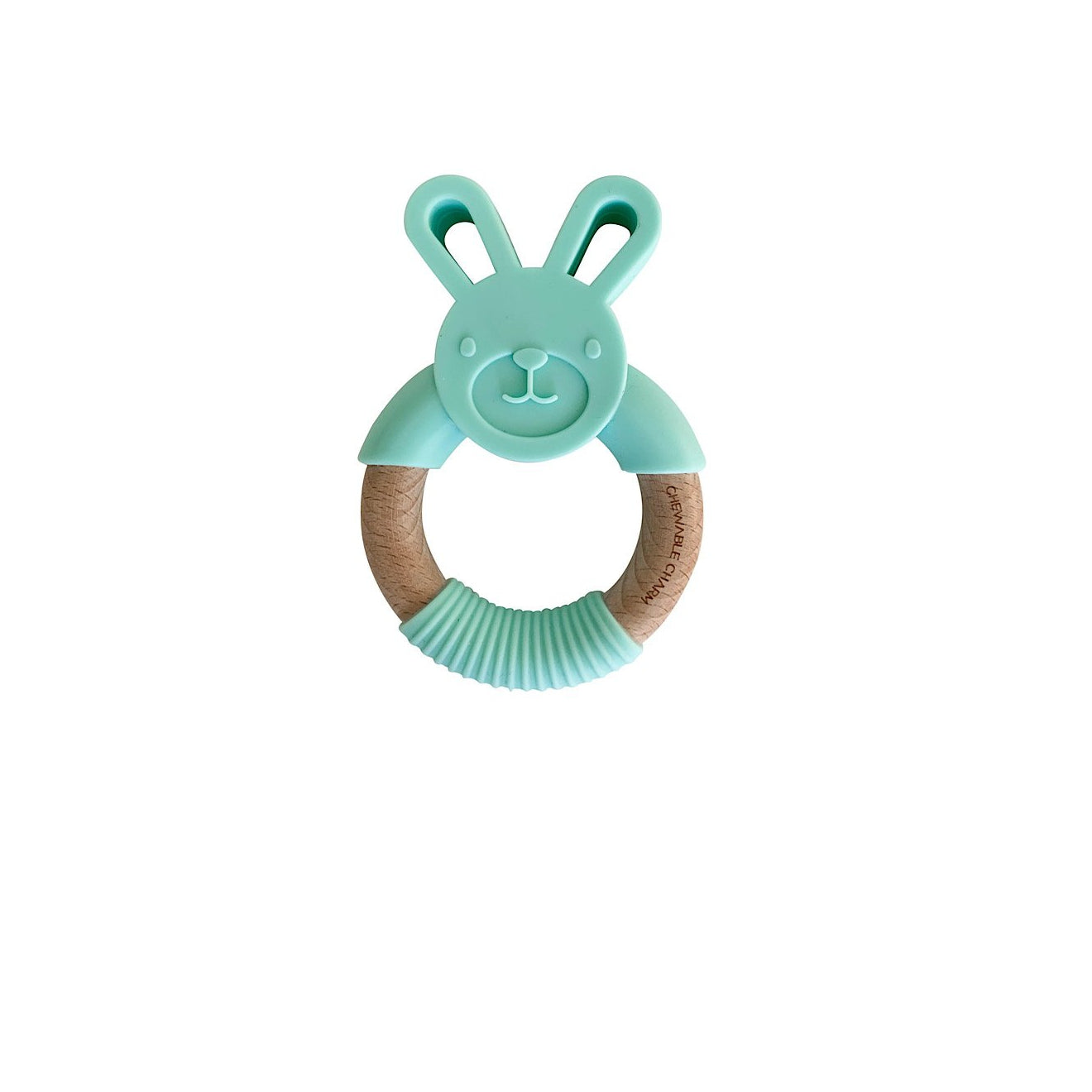Bunny Silicone + Wood Teethers
