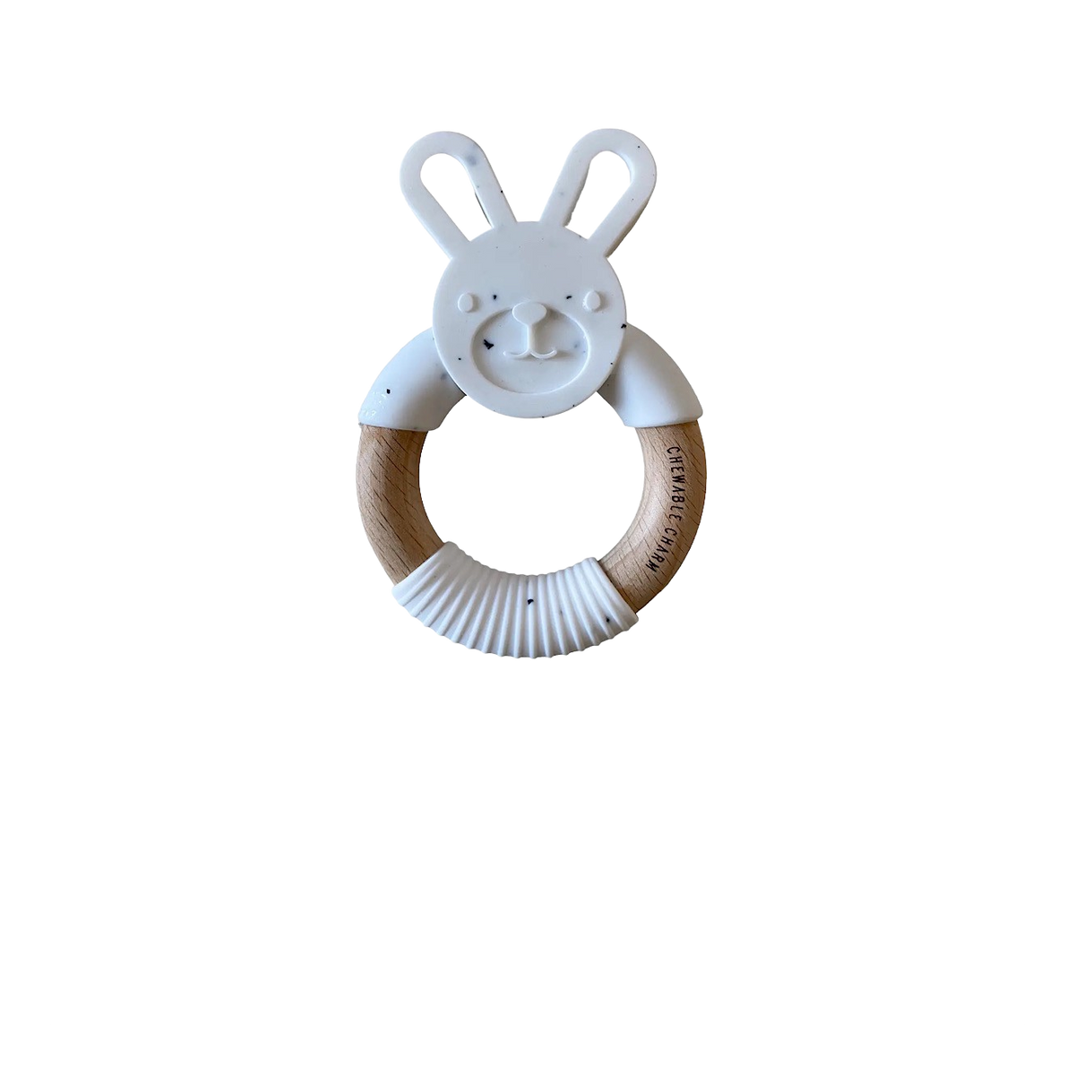 Bunny Silicone + Wood Teethers