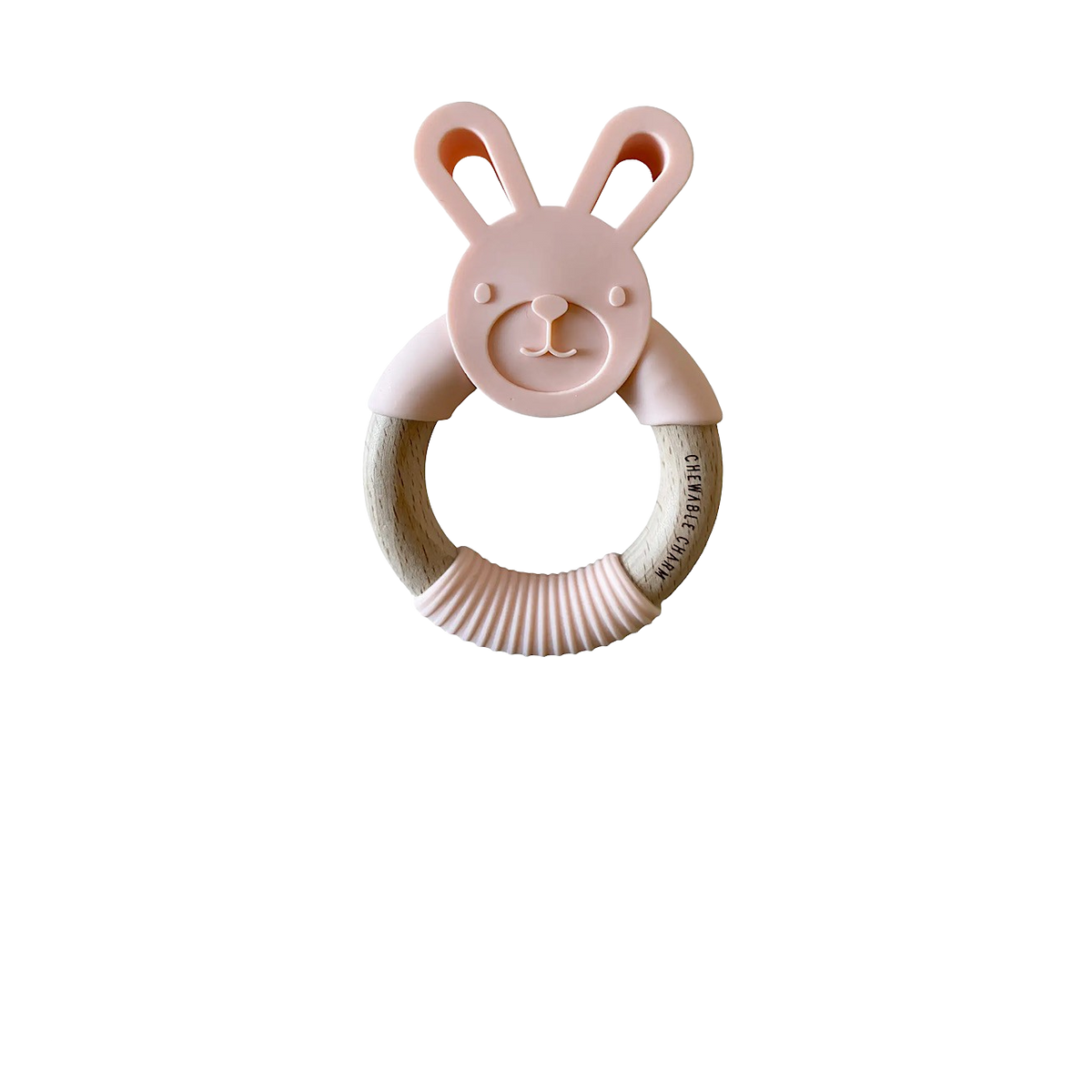 Bunny Silicone + Wood Teethers