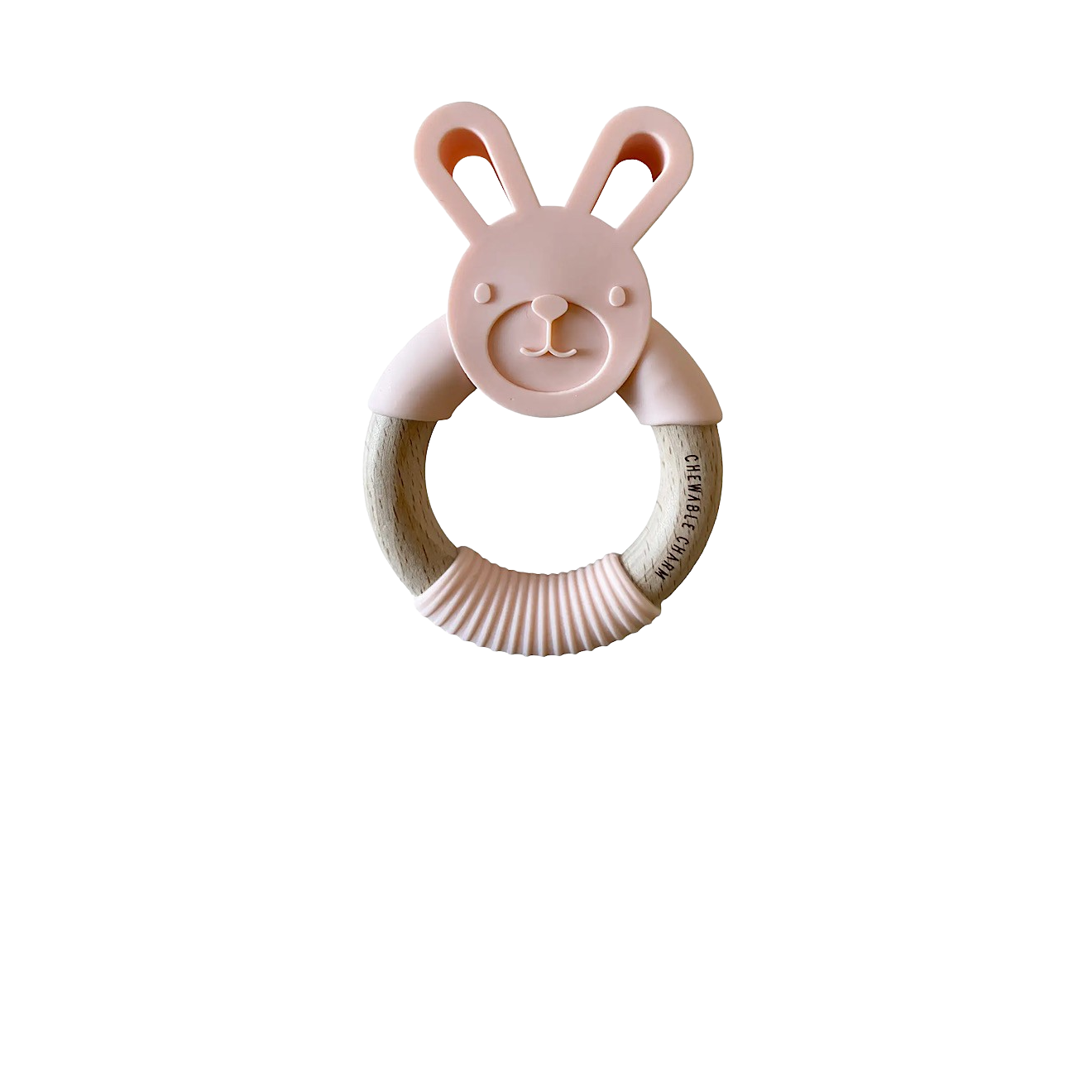 Bunny Silicone + Wood Teethers
