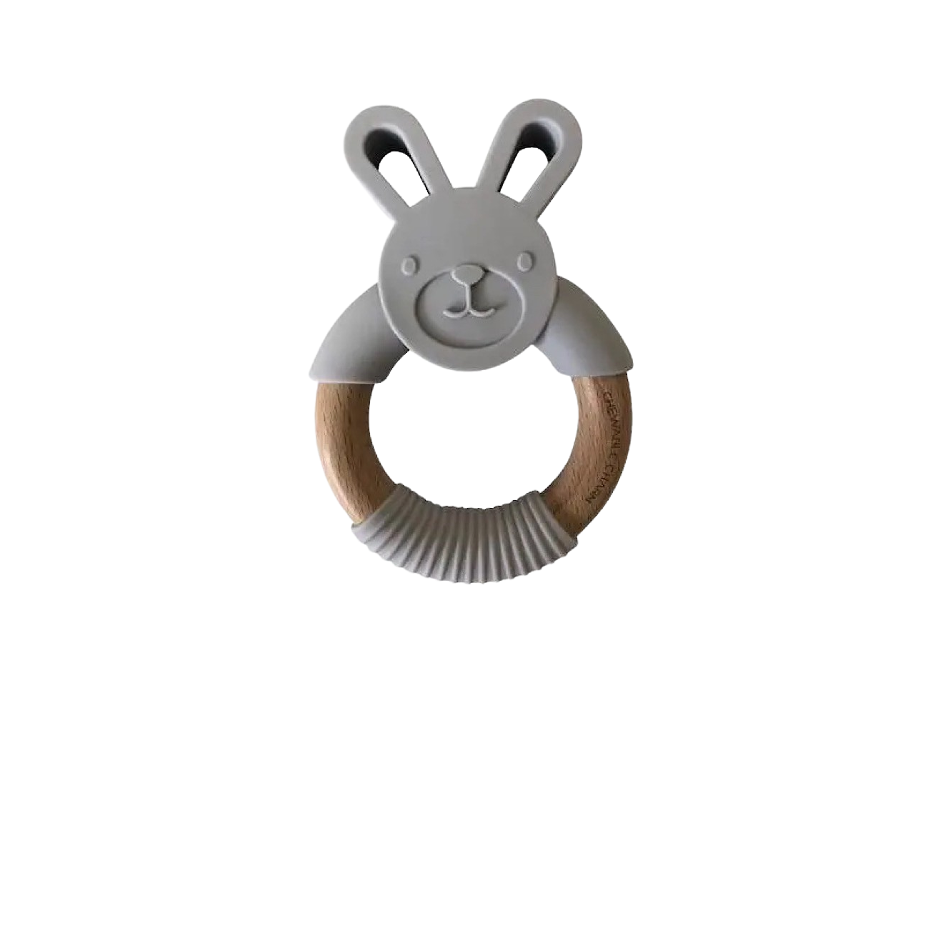 Bunny Silicone + Wood Teethers