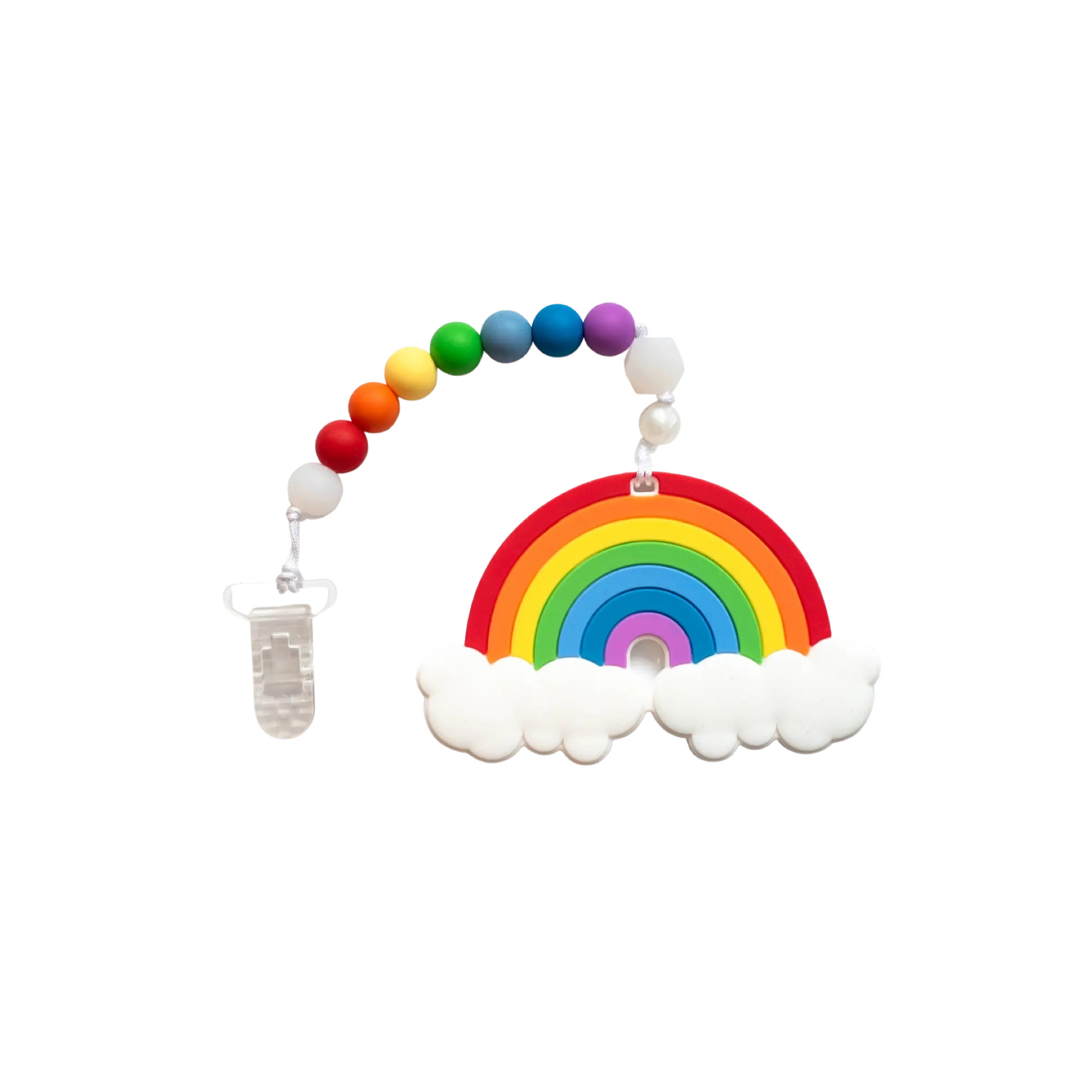 Rainbow Teether With Clip