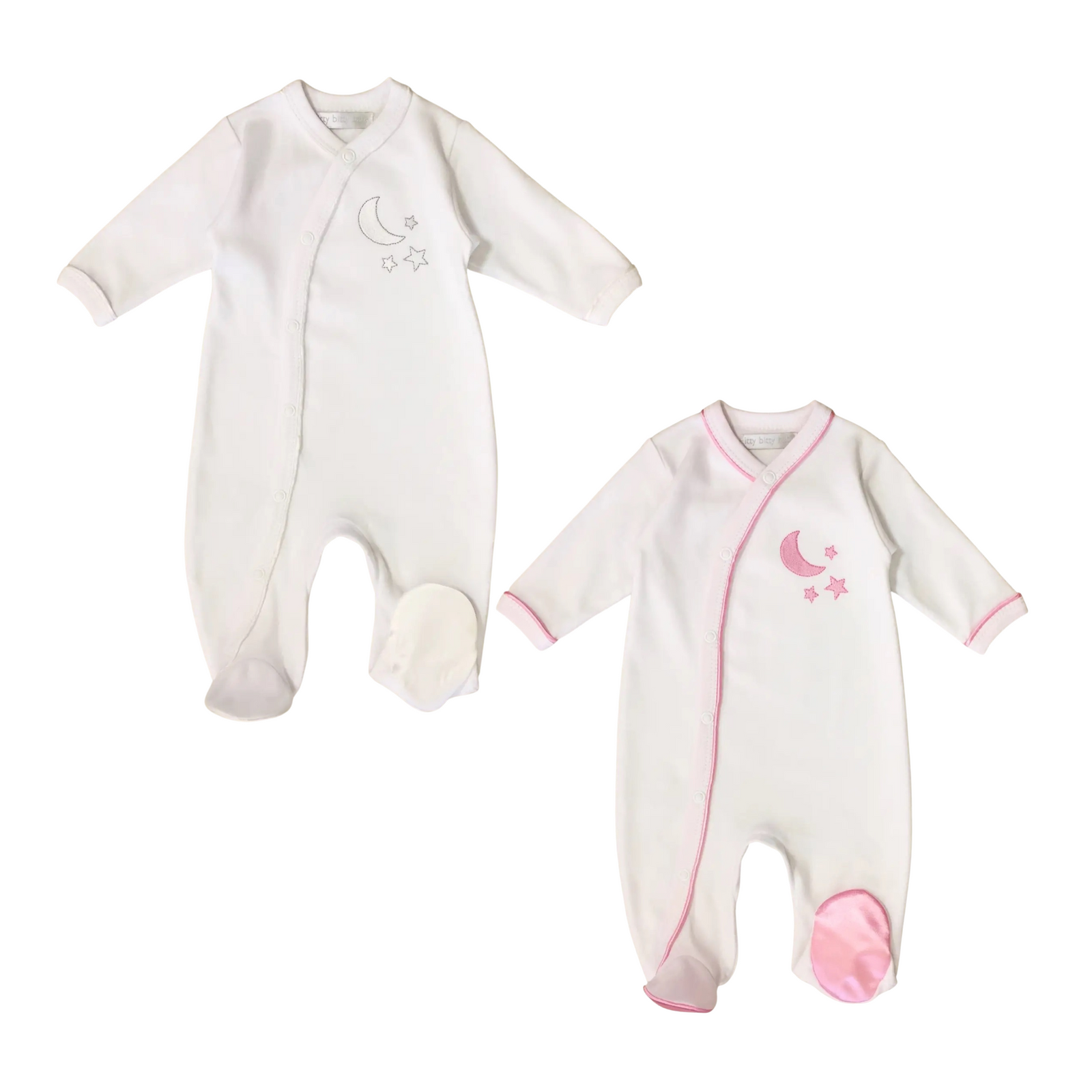 Celestial Satin Footie