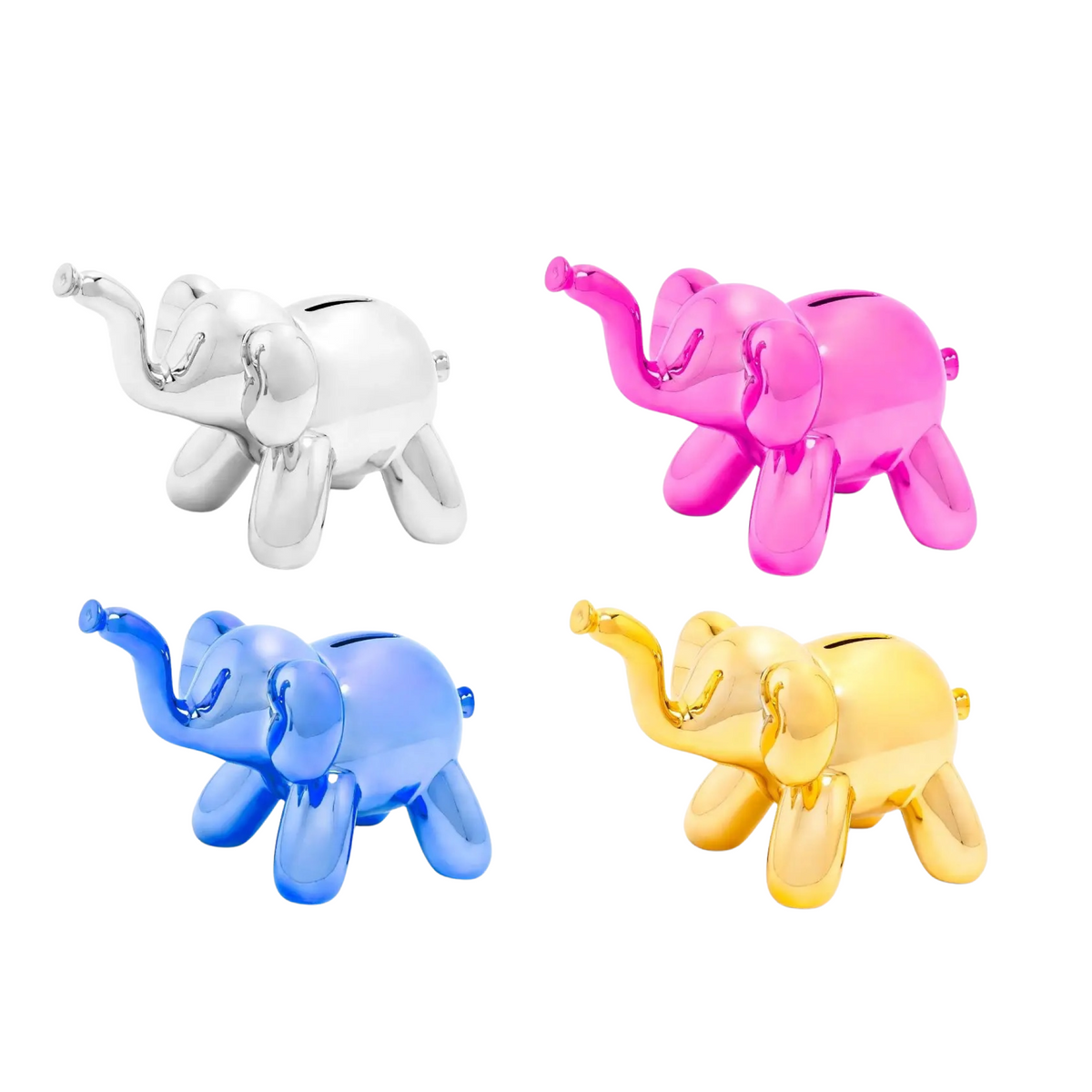 Ceramic Balloon Elephant Bank