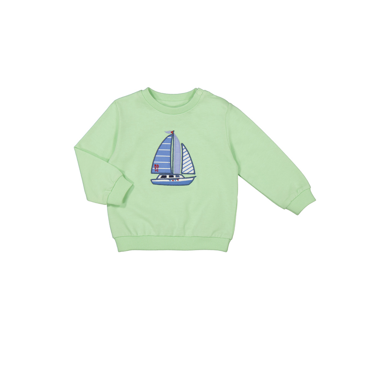 Sailboat Appliqué Sweatshirt