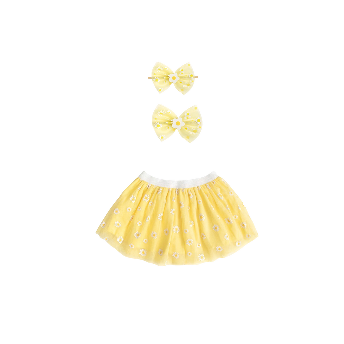 Daisy Bow Baby Headband