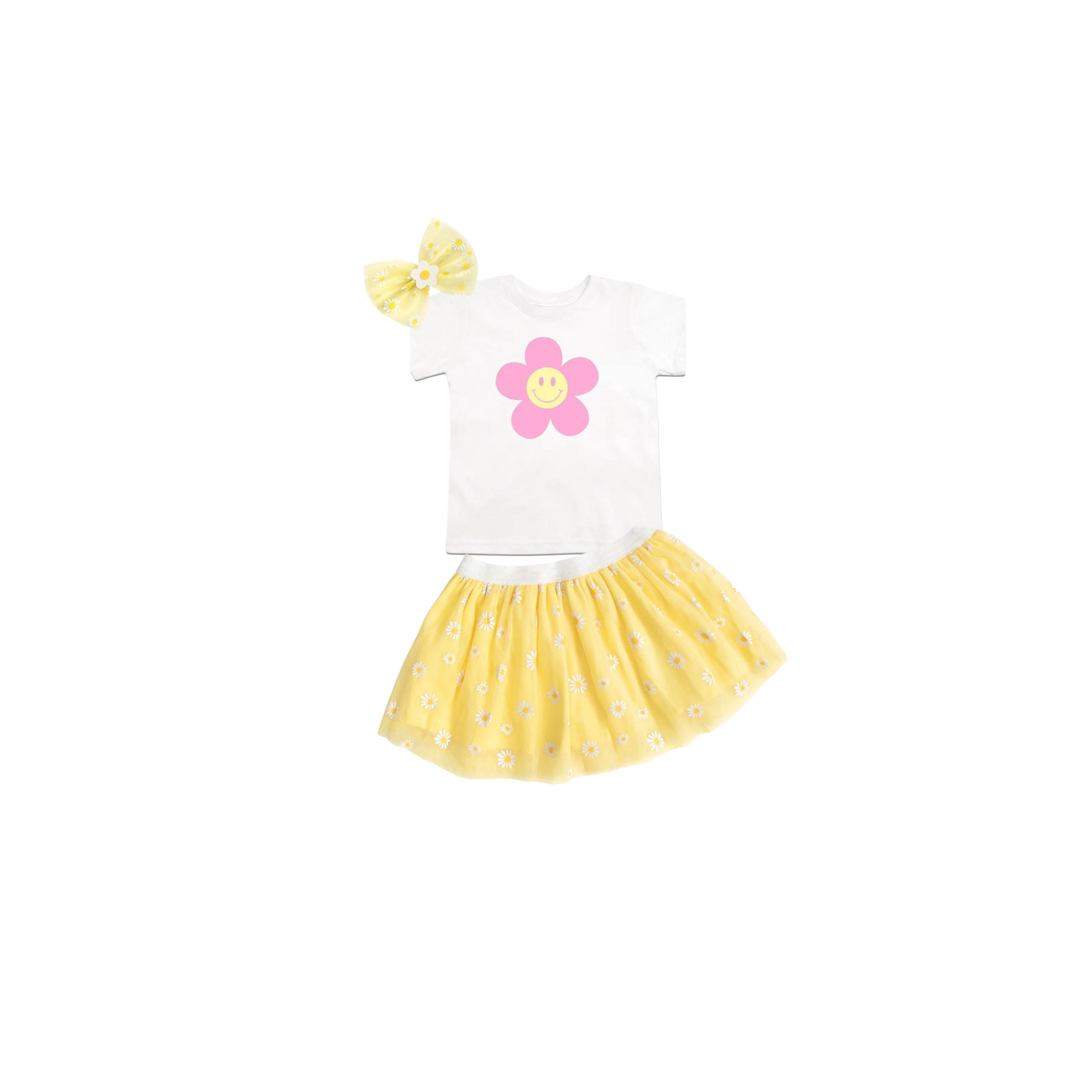 Daisy Smiley Short Sleeve Shirt