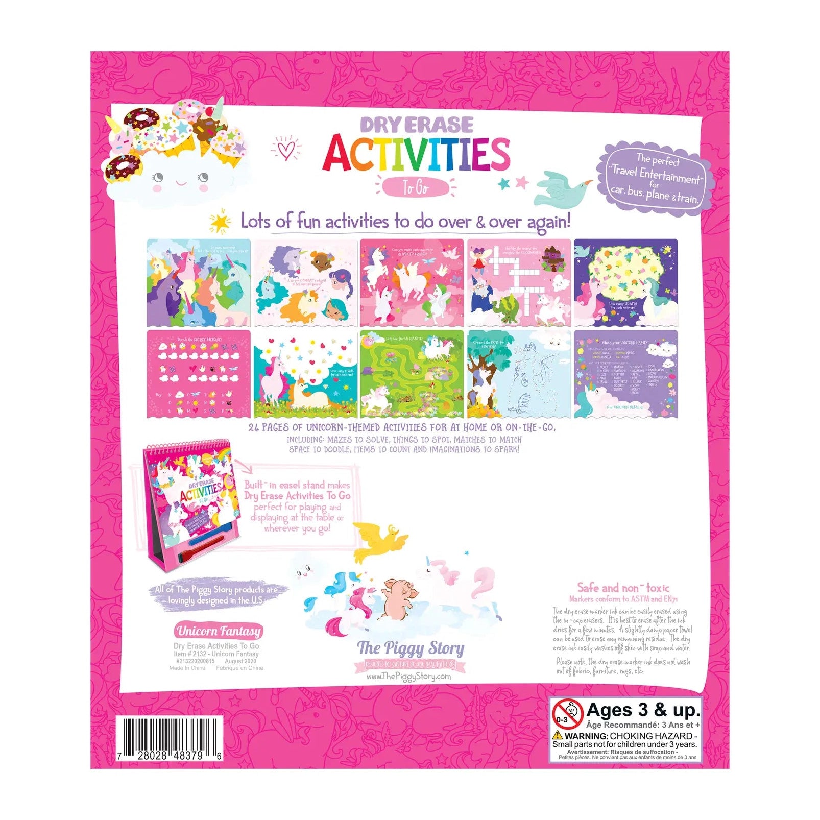 Dry Erase Activities To Go Unicorn Fantasy