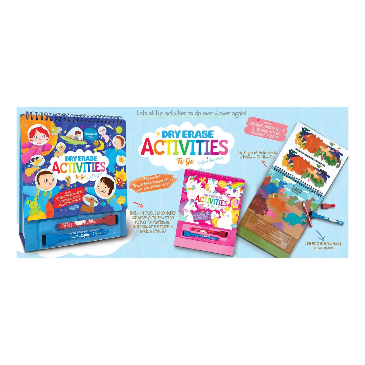 Dry Erase Activities To Go Unicorn Fantasy