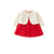 Red Sparkle Dress & Cardigan Set