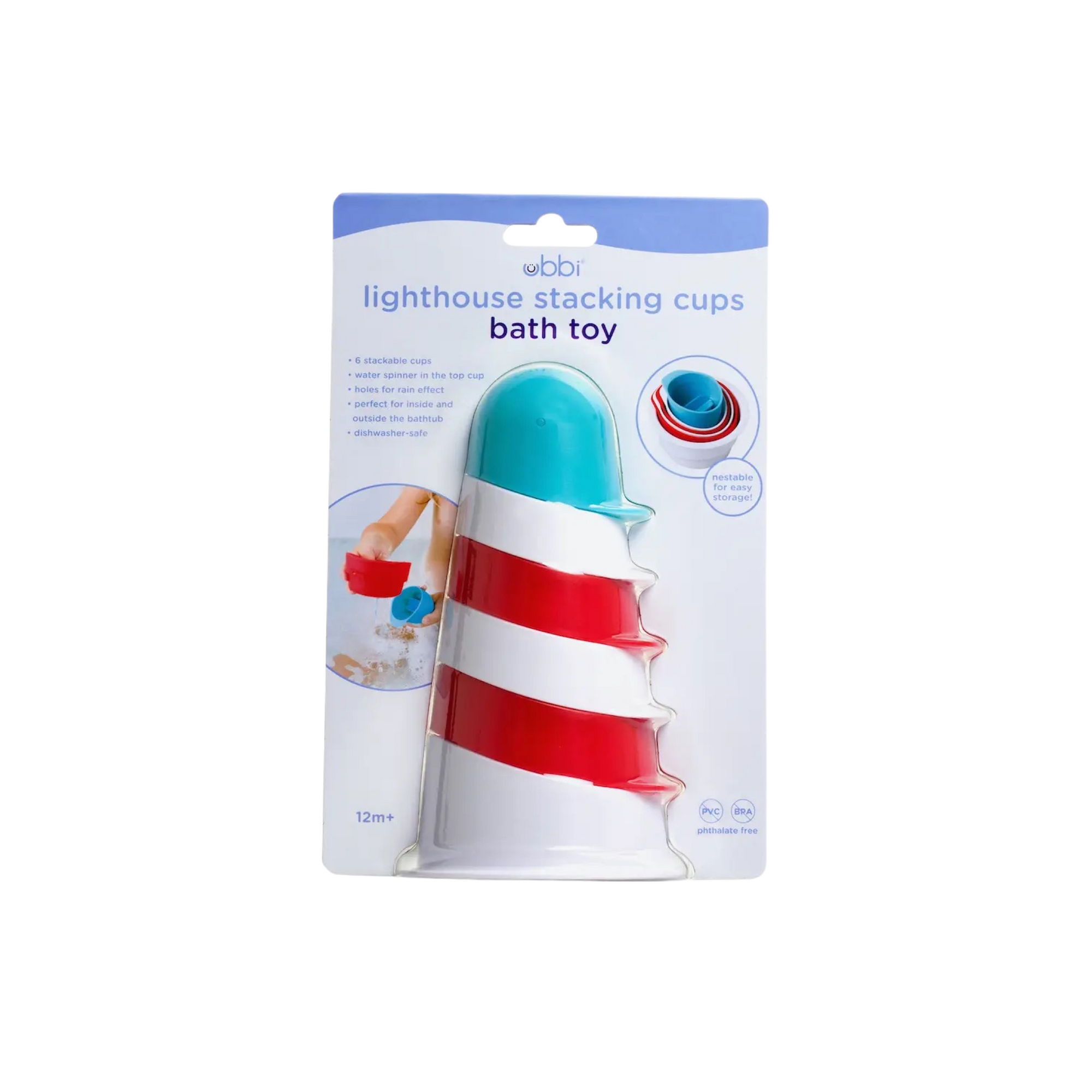 Lighthouse Stacking Tower Bath Toy