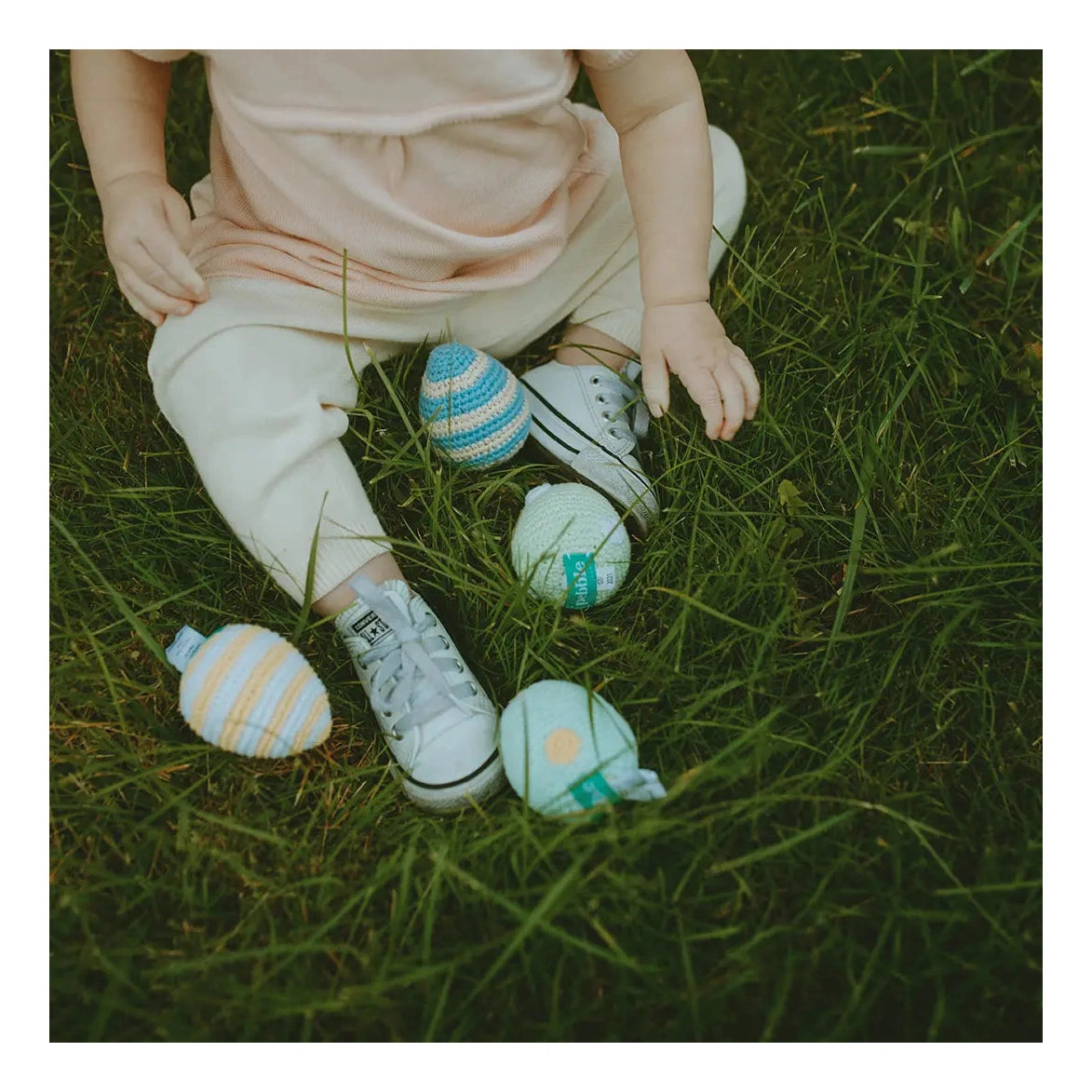 Easter Egg Yellow Stripe