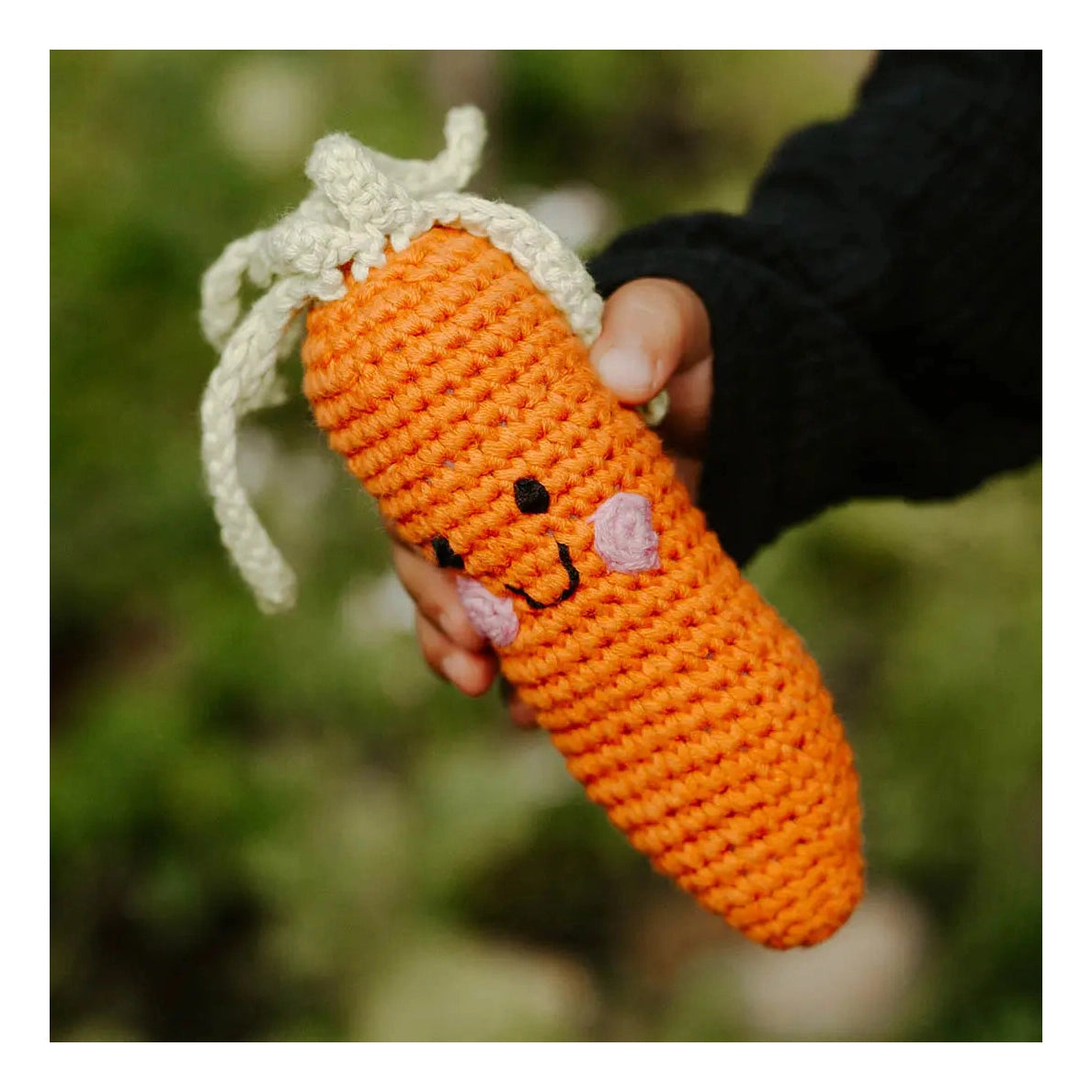 Friendly Carrot Rattle