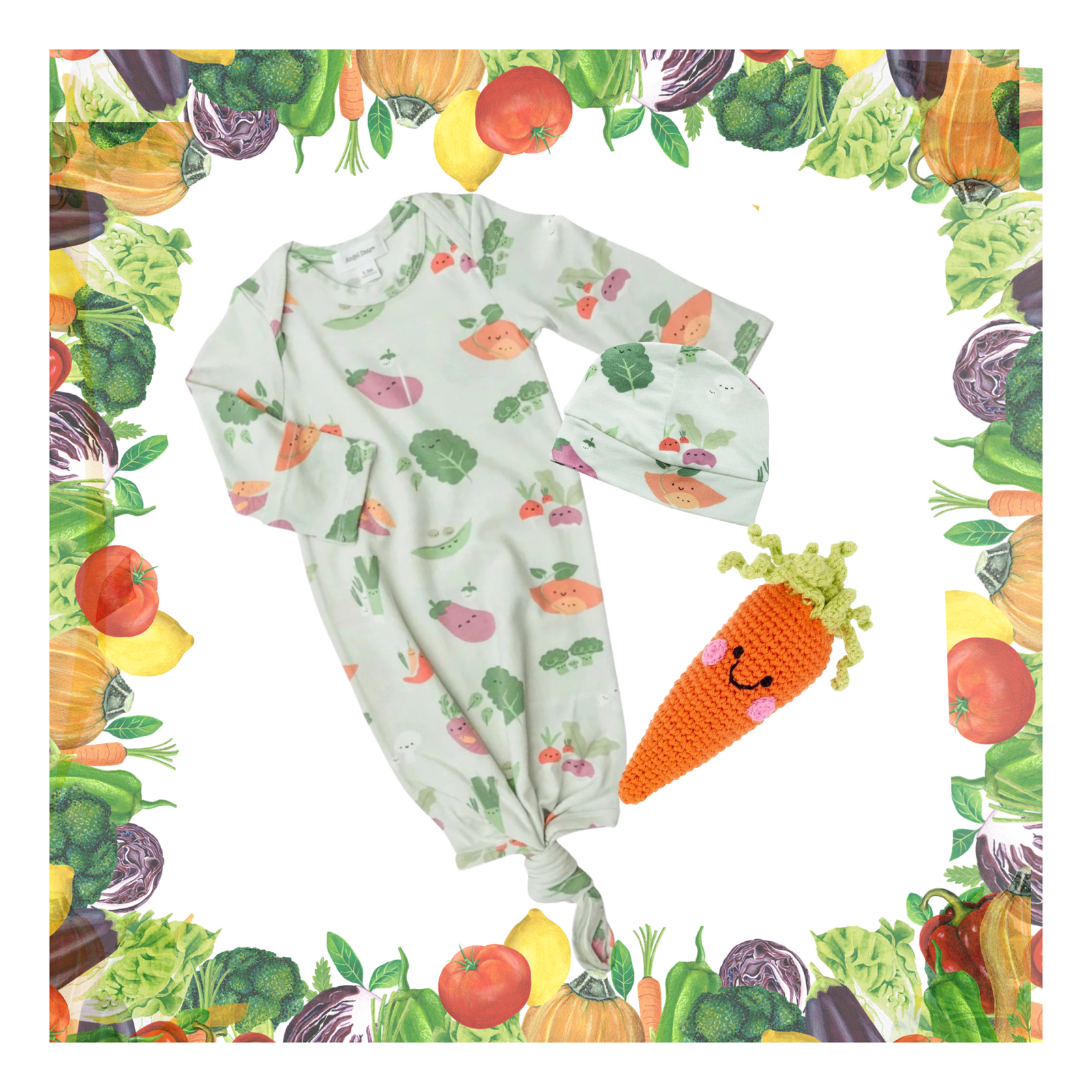 Friendly Carrot Rattle