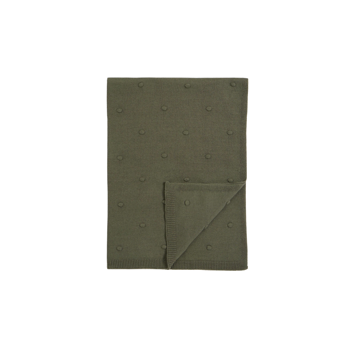 Green Sweater Knit Blanket