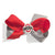 Wee Ones Red Grey OSU Ohio State University Football Team Ribbon Hair Bow Baby Girl Tadpoles & Tiddlers Cleveland Bath Akron Ohio