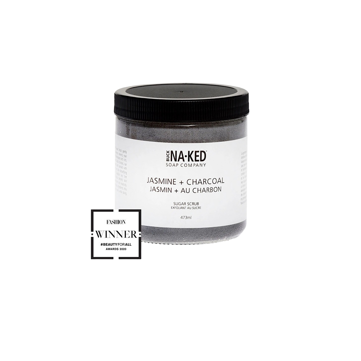 Jasmine + Charcoal Sugar Scrub