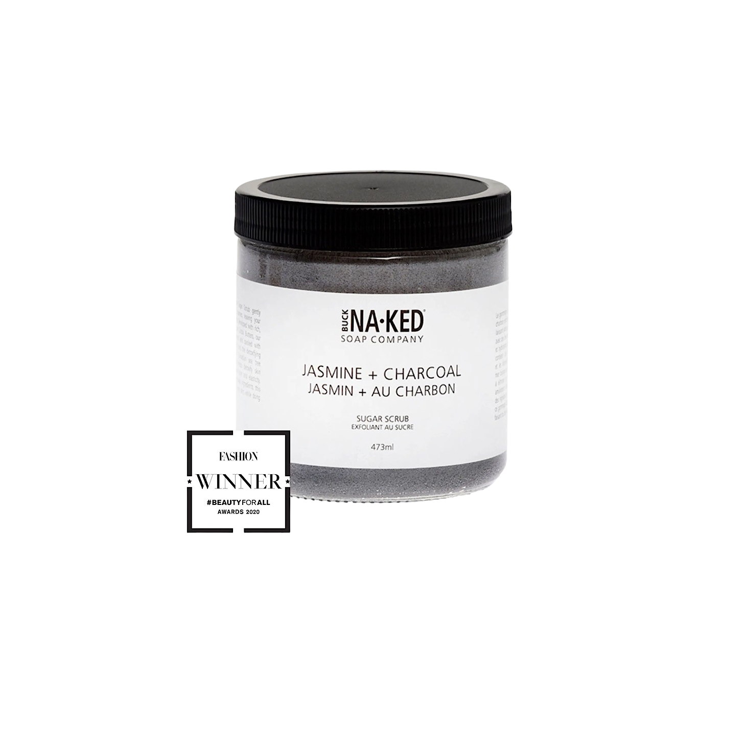 Jasmine + Charcoal Sugar Scrub