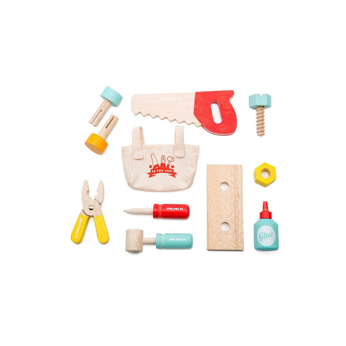 (LG) Wooden Tool Box Set