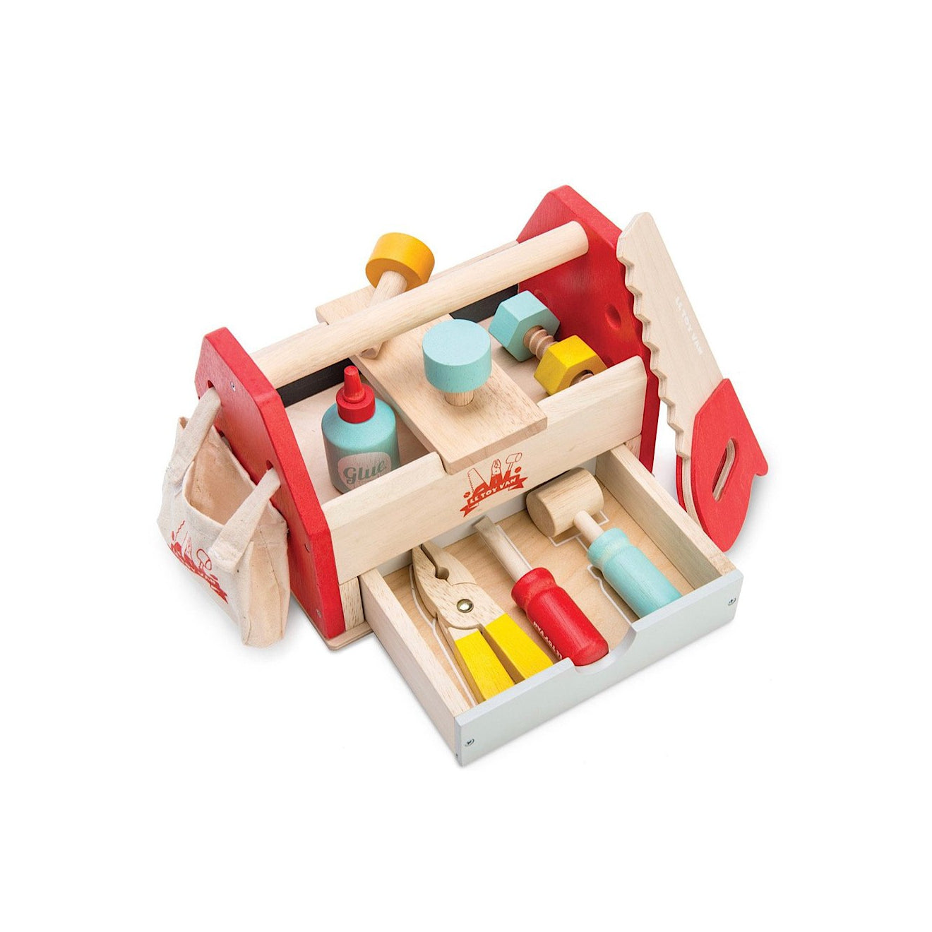 (LG) Wooden Tool Box Set