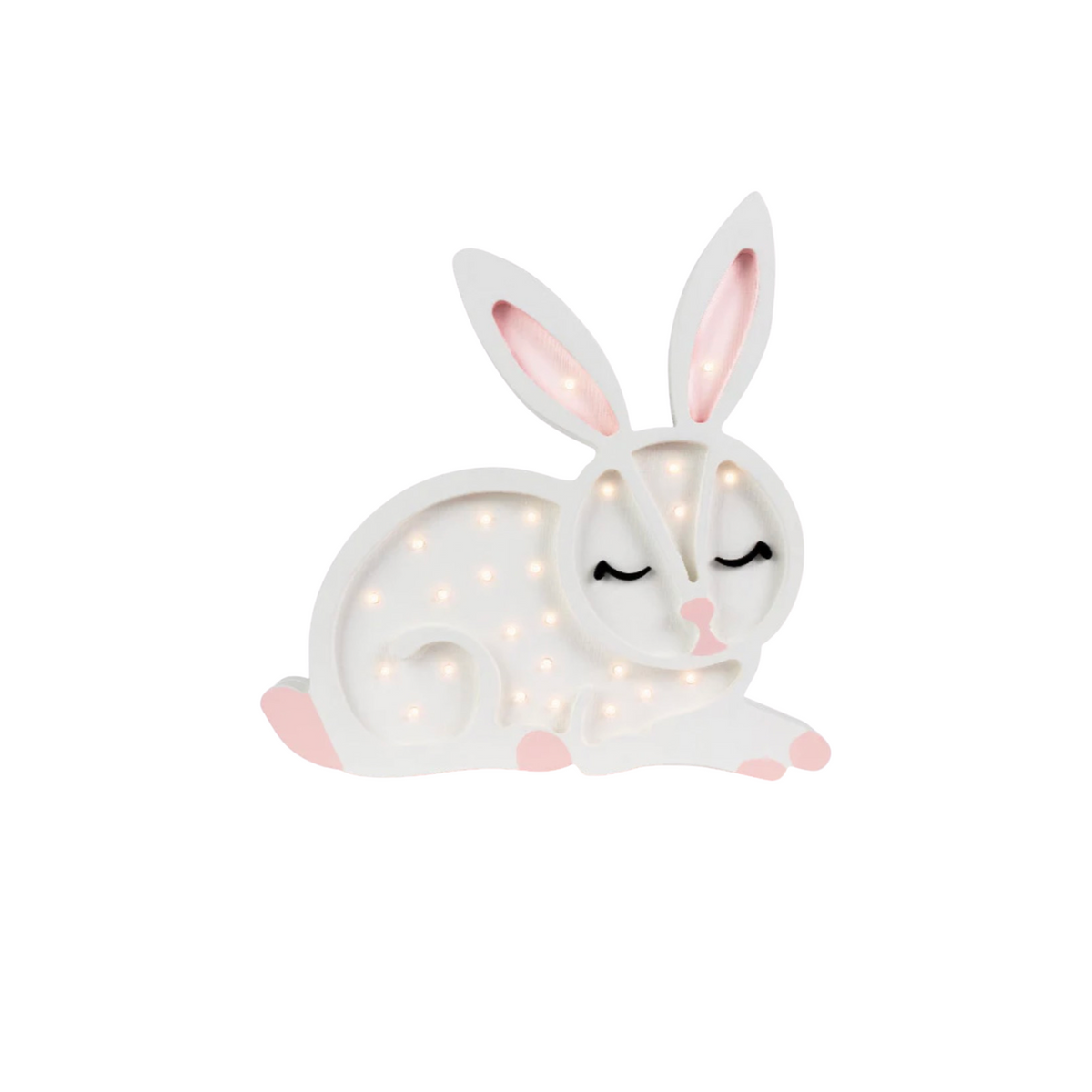 Little Lights White Bunny Lamp