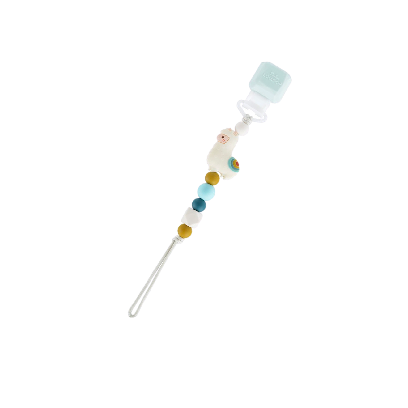 Llama Silicone Pacifier Clip