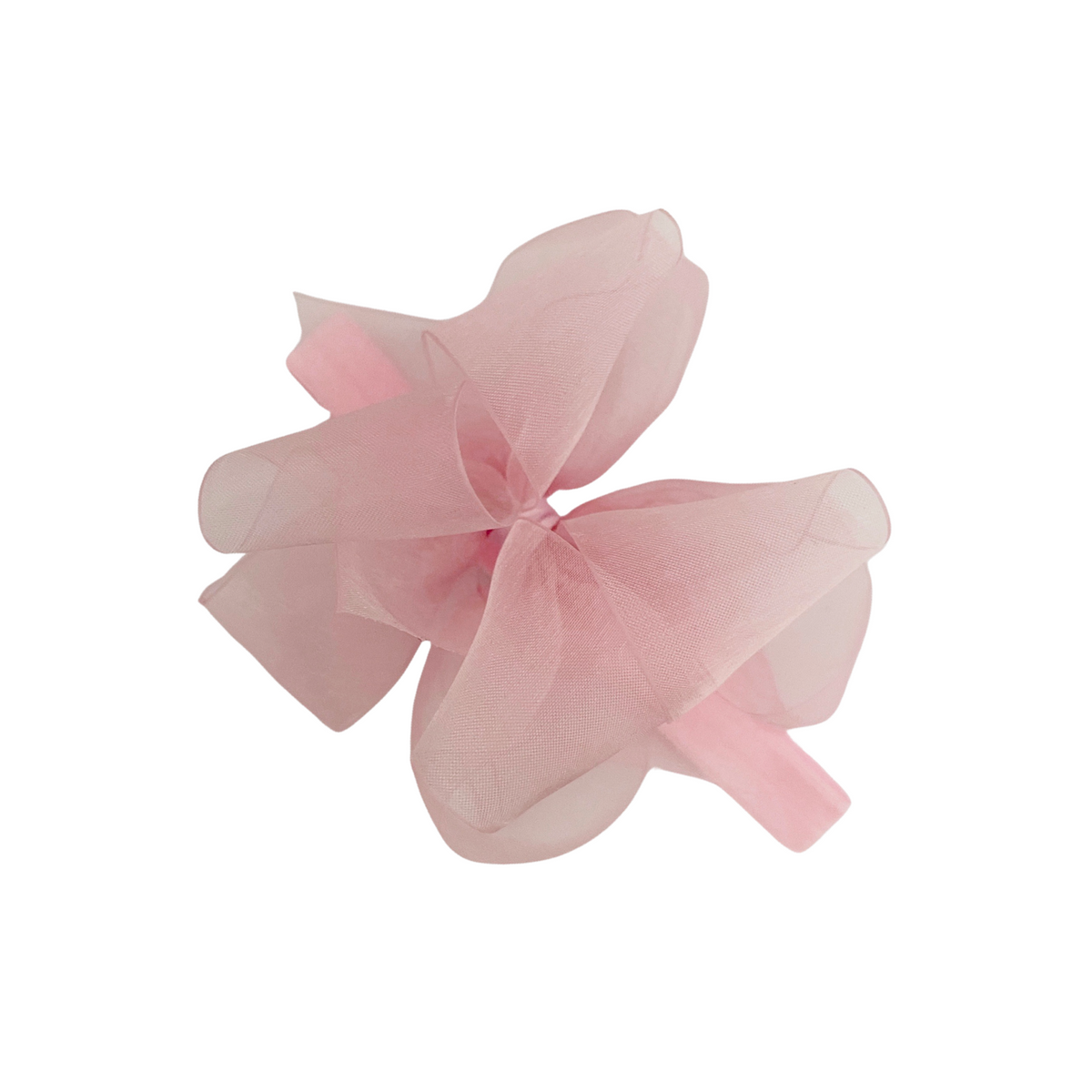 Medium Organza Double Bow Headband
