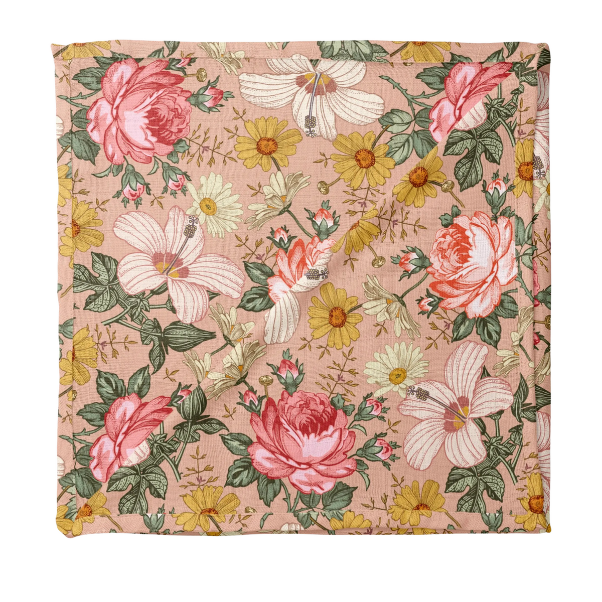 Muslin Garden Floral Swaddle