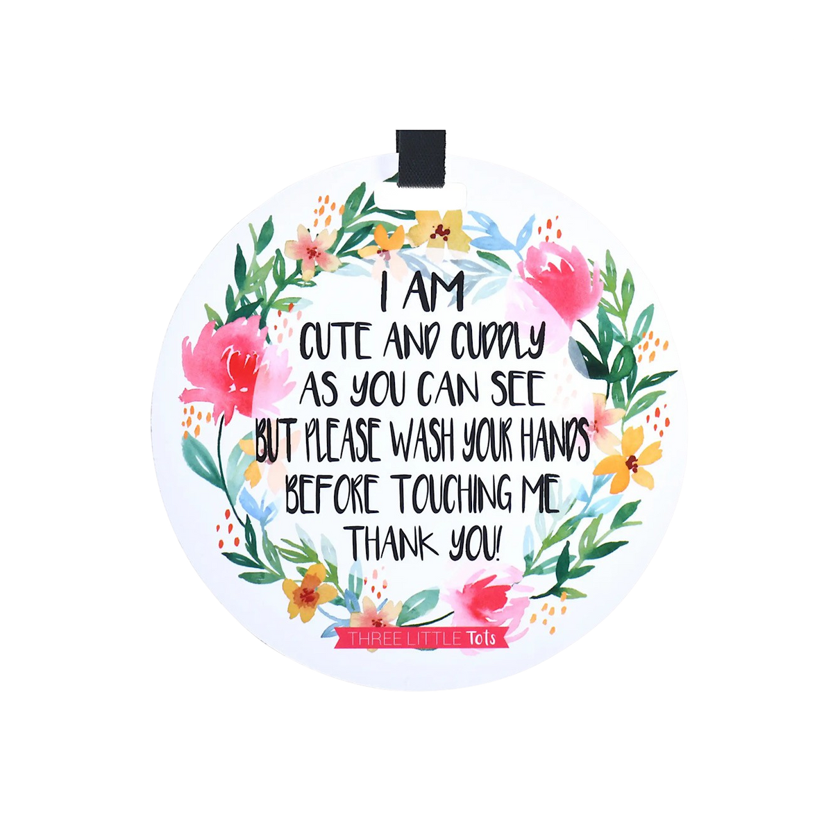 No Touching Baby Carseat and Stroller Tags