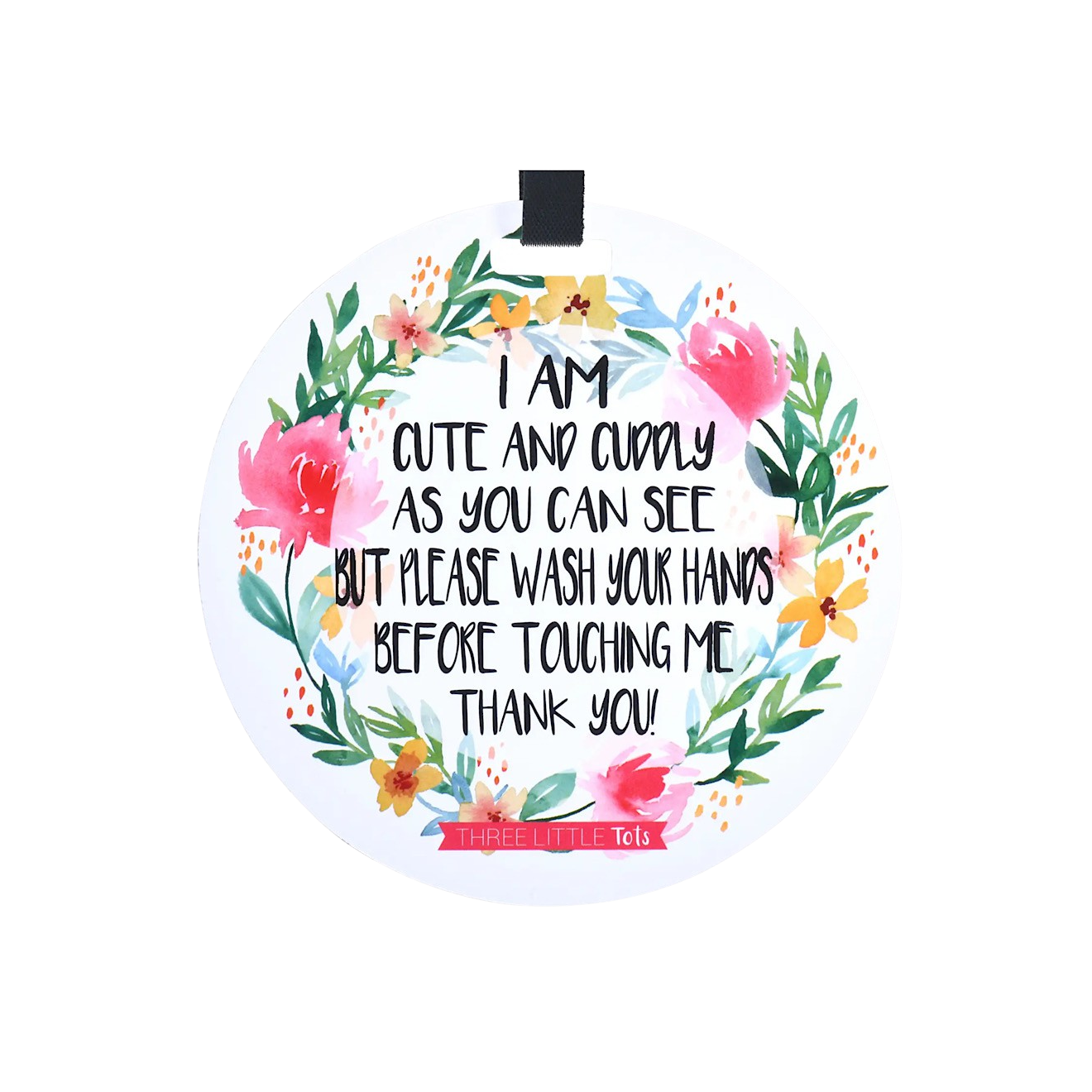 No Touching Baby Carseat and Stroller Tags