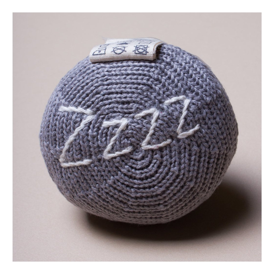 Organic Sleeping Moon Knit Rattle