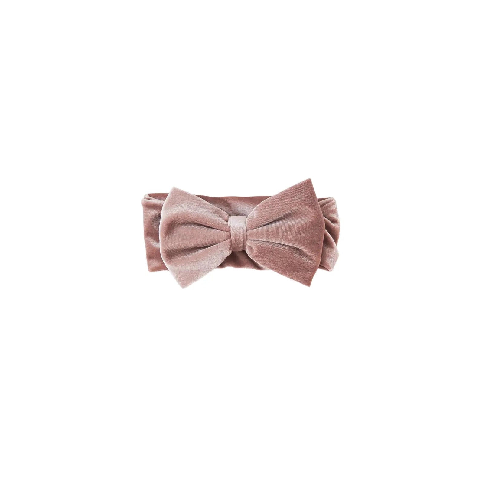 Oversized Velour Baby Headband Bow