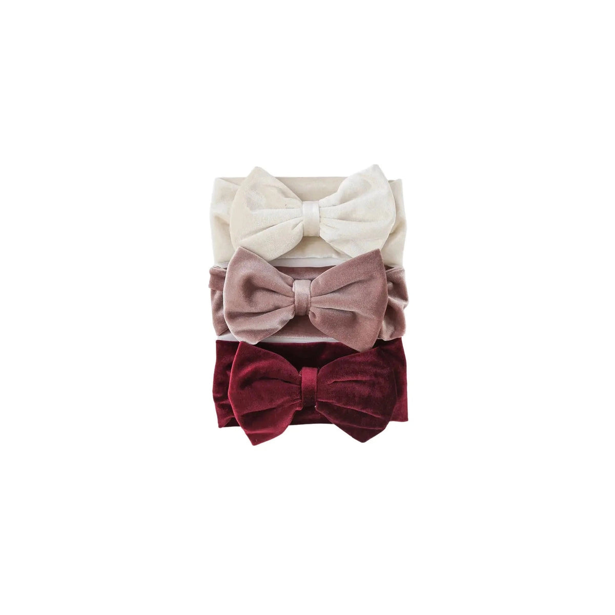 Oversized Velour Baby Headband Bow
