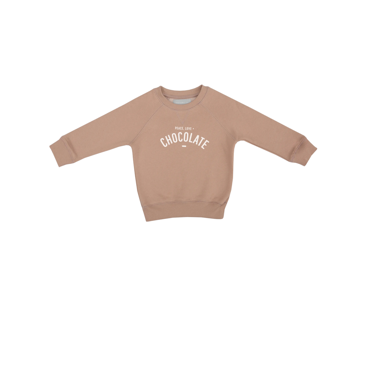 “Peace, Love, Chocolate” Milkshake Sweatshirt